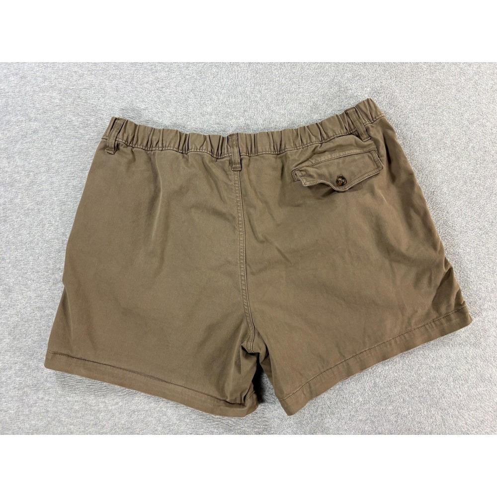 Bearbottom Stretch Cotton Blend Casual Shorts (Men's 2XL) Brown/Green -‎ 5.5" - Picture 8 of 8